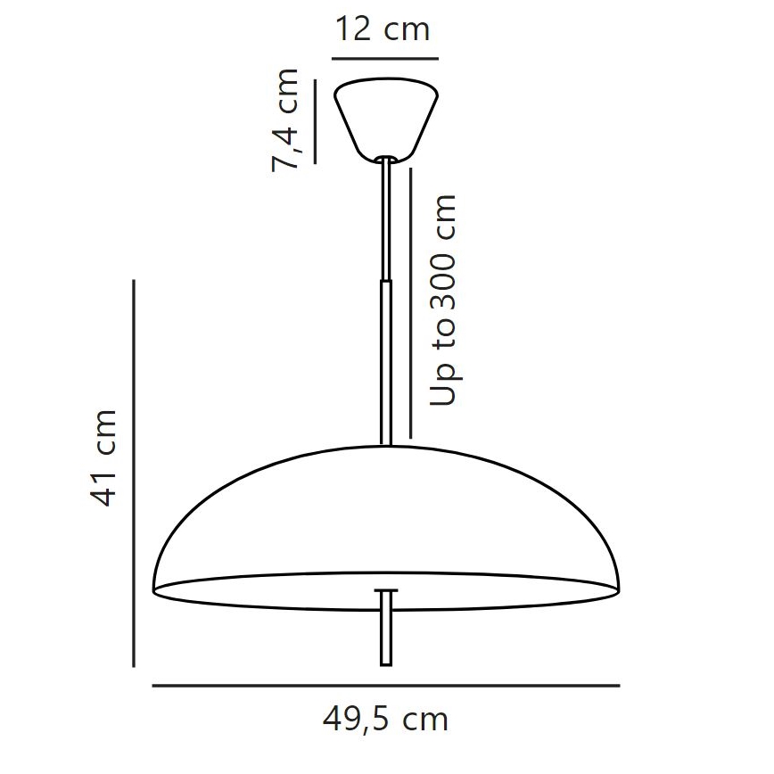 DFTP by Nordlux - Пендел VERSALE 2xE27/15W/230V кафяв