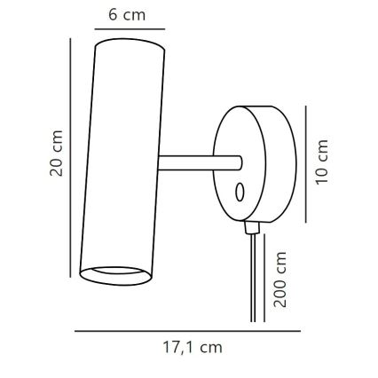 DFTP by Nordlux - Спот аплик MIB 1xGU10/8W/230V бял