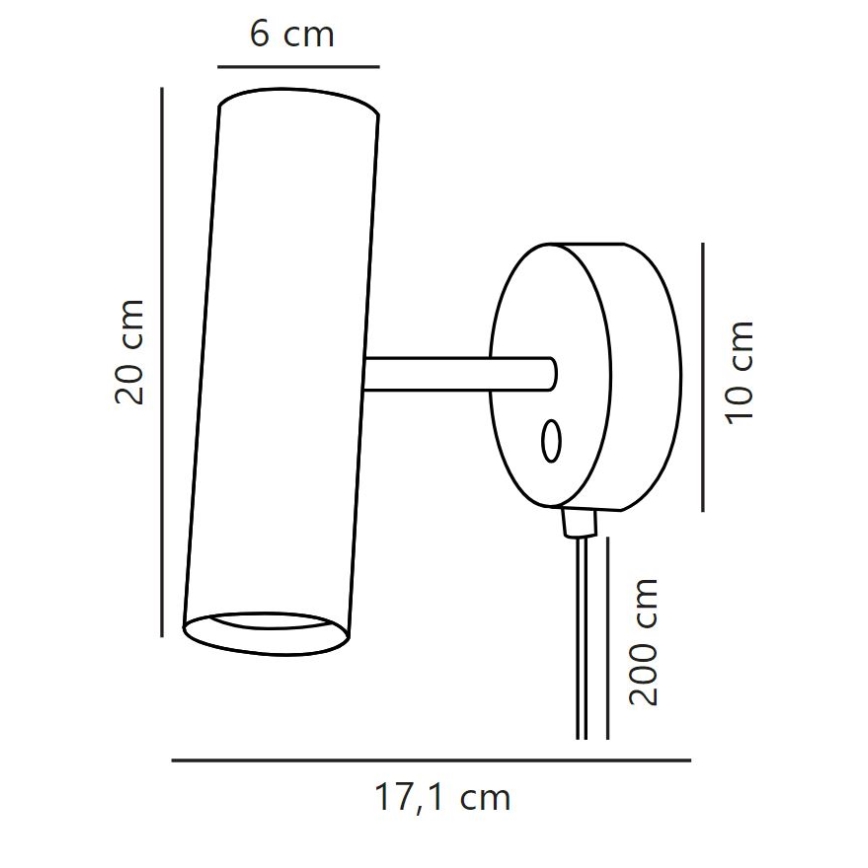 DFTP by Nordlux - Спот аплик MIB 1xGU10/8W/230V бял