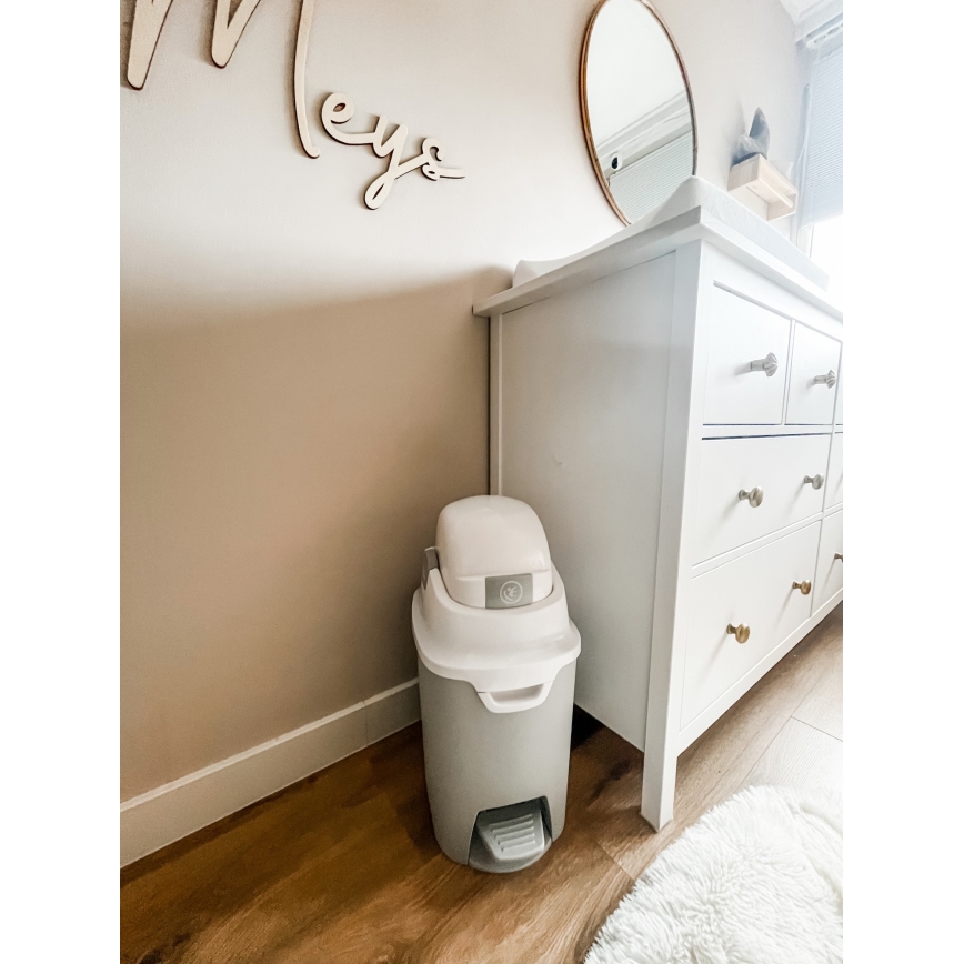 DiaperChamp - Кош за пелени ONE HANDSFREE сив