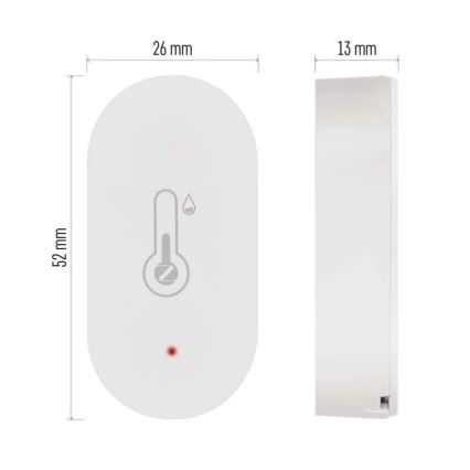 Дигитален безжичен термометър GoSmart 1×CR2032