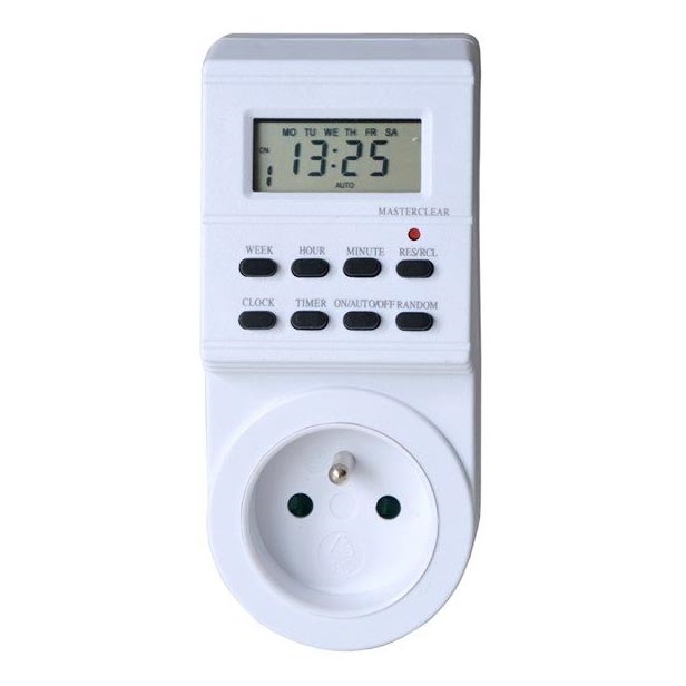 Дигитален седмичен таймер 16A/230V 200 mAh