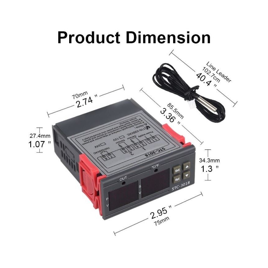 Дигитален термостат 3W/230V