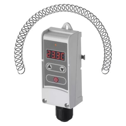 Дигитален термостат за прикрепяне 230V