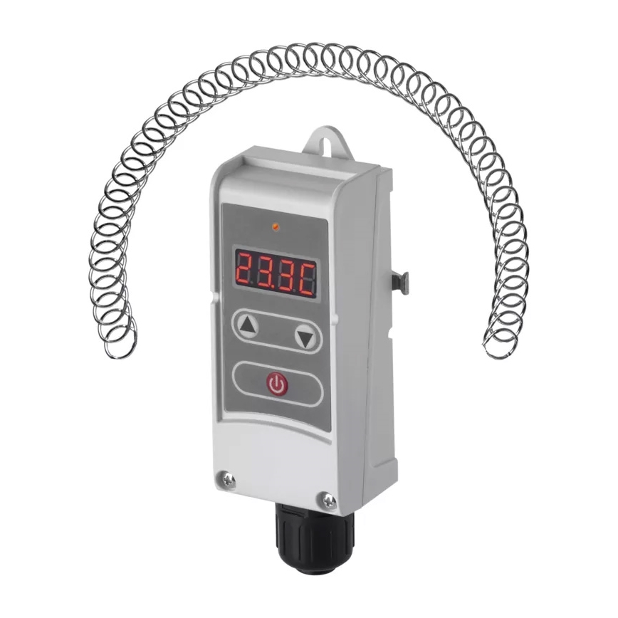 Дигитален термостат за прикрепяне 230V