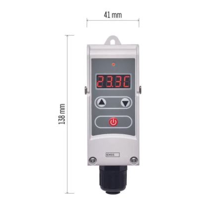 Дигитален термостат за прикрепяне 230V