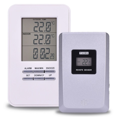 Дигитален термометър със сензор 2xAAA