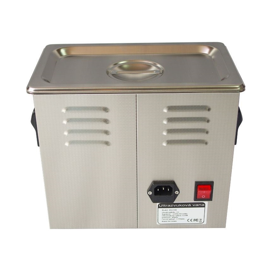 Дигитален ултразвуков почистващ уред 120W/230V 3 л