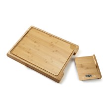Дигитален кухненски кантар + бамбукова дъска