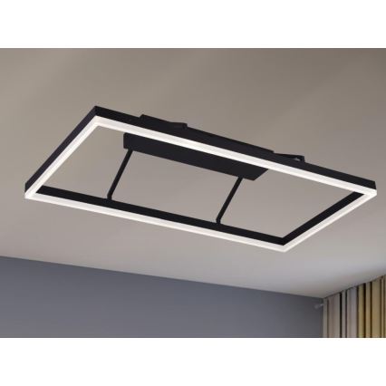 Димируем LED плафонен полилей LED/55W/230V 3000-6500K + дистанционно управление