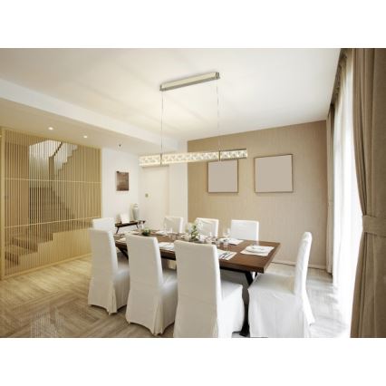 Кристален димируем полилей на кабел ENRIQUE LED/20W//230V 3000-6000K + дистанционно управление