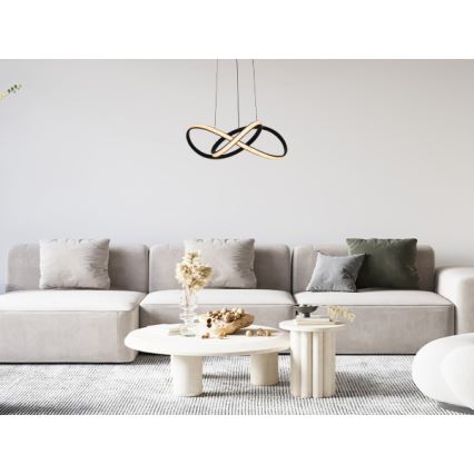 Димируем LED полилей на кабел LED/65W/230V 3000-6500K Ø 49 см + дистанционно управление