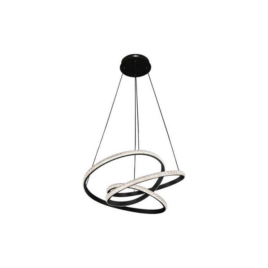 LED полилей с възможност за димиране, на кабел, LED/90W/230V 3000-6500K, диаметър 47 см + дистанционно управление