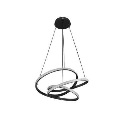 LED полилей с възможност за димиране, на кабел, LED/90W/230V 3000-6500K, диаметър 47 см + дистанционно управление