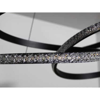 LED полилей с възможност за димиране, на кабел, LED/90W/230V 3000-6500K, диаметър 47 см + дистанционно управление