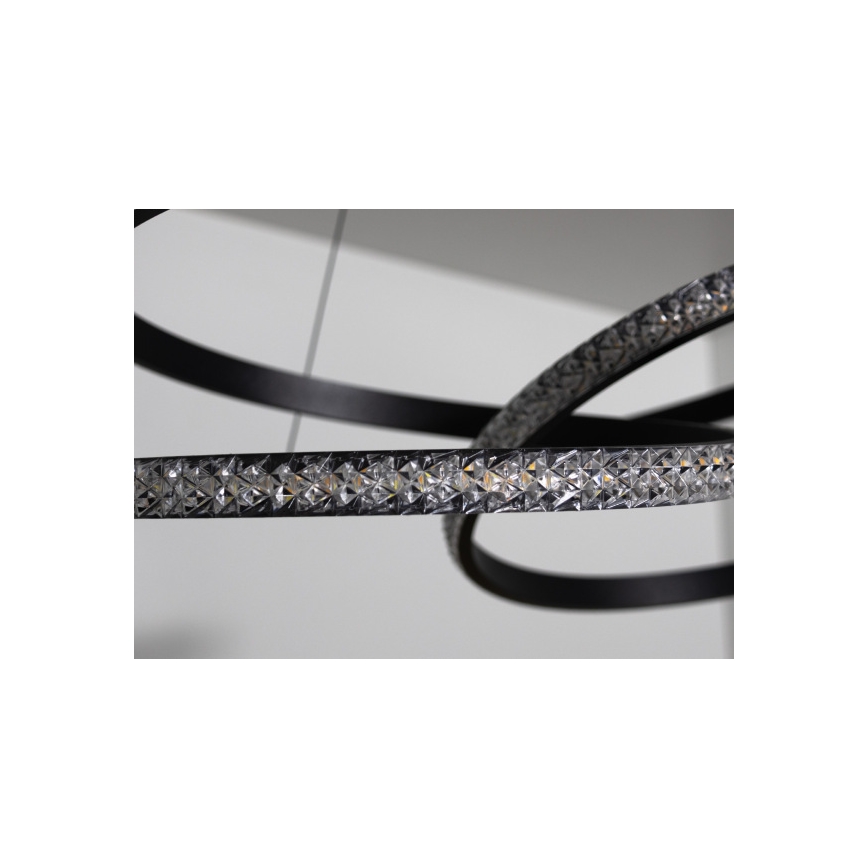 LED полилей с възможност за димиране, на кабел, LED/90W/230V 3000-6500K, диаметър 47 см + дистанционно управление