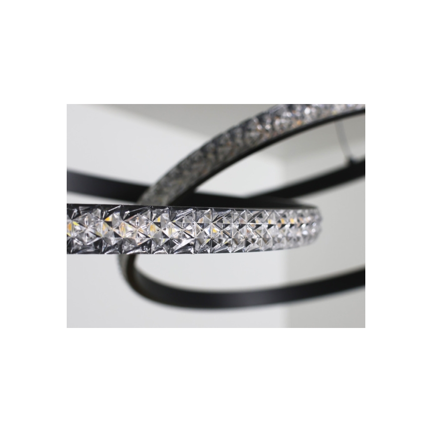 LED полилей с възможност за димиране, на кабел, LED/90W/230V 3000-6500K, диаметър 47 см + дистанционно управление