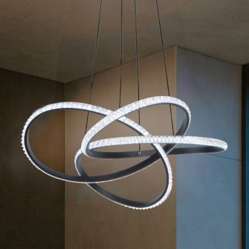 Димируем LED полилей на кабел LED/95W/230V 3000–6500K Ø 57 cm + дистанционно управление