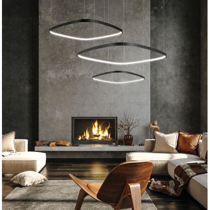 Димируем LED полилей на кабел LORENZO LED/70W/230V 3000/4000/6000K черен + дистанционно управление
