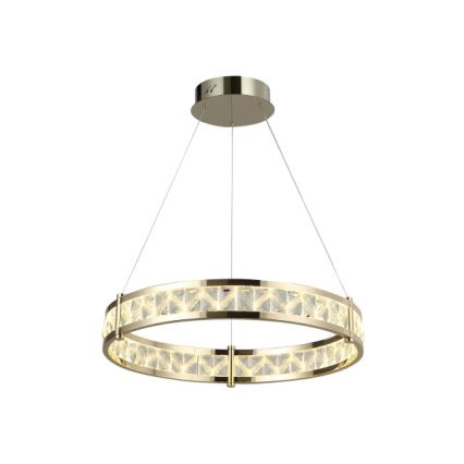LED с възможност за димиране кристален полилей на кабел ENRIQUE LED/40W//230V 3000-6000K Ø 60 см + дистанционно управление
