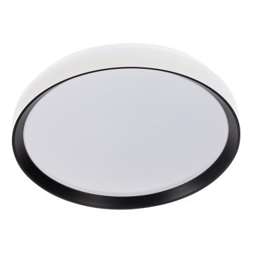 Димируем LED таванен плафон LIXAN LED/47W/230V 3000-6500K Ø 38,6 cm бял/черен + дистанционно управление