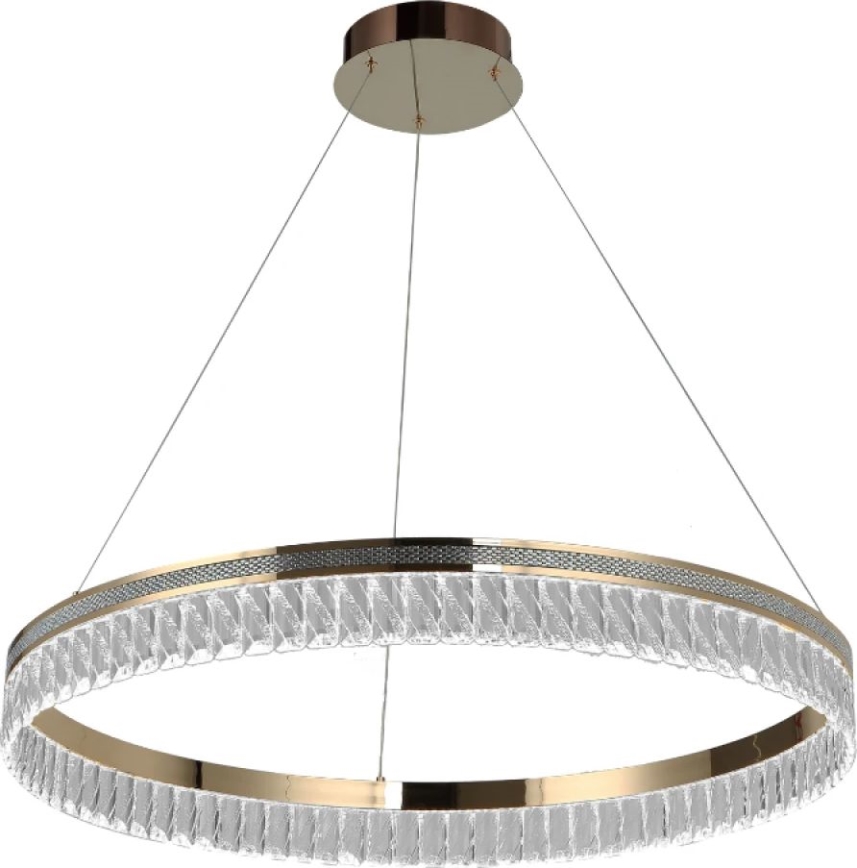 Димируем LED кристален полилей на кабел THALIA, 55 W/230 V, 3000–6000 K, Ø 80 см + дистанционно управление