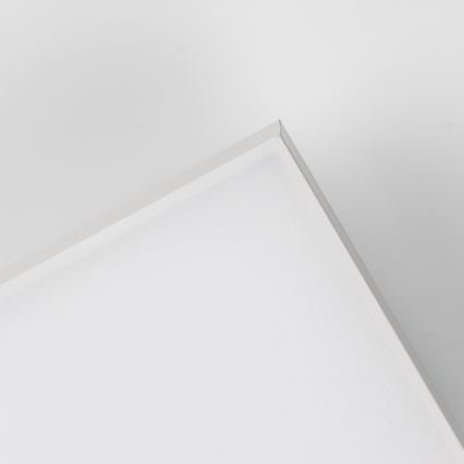 LED RGBW димируем повърхностно монтиран LED/13,5W/230V 3000-6500K 29,5x59,5 cm сребрист + дистанционно управление