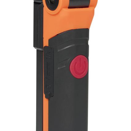 LED димируема акумулаторна работна лампа LED/3W/5V 6500K 2000 mAh оранжева/черна