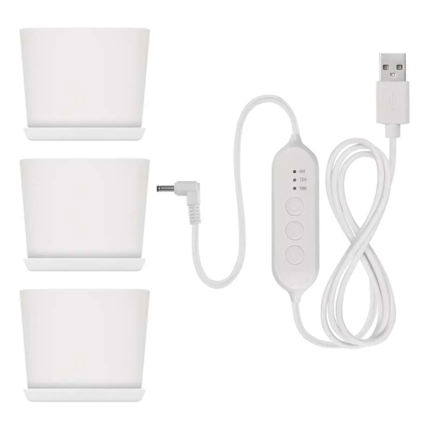 Димируема LED интериорна лампа за отглеждане на растения GROW LED/7W/5V