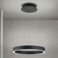 Димируема LED люстра на кабел KOLK LED/40W/230V 2700/3000/4000K диам. 40 см, черна
