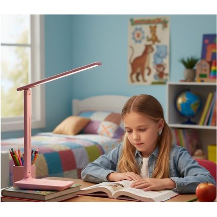 Димируема LED настолна лампа NOBLITE N LED/7W/230V 3000/4000/6500K розова