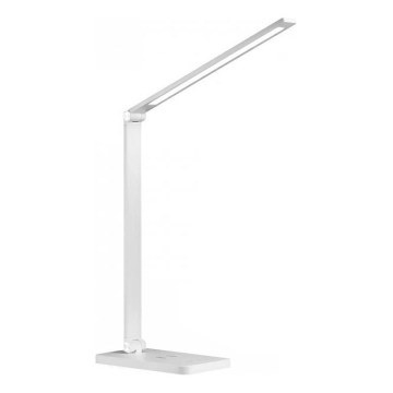 Димируема LED настолна лампа с безжично зареждане QI NOBLITE Q LED/7W/230V 3000/4000/6500K бяла
