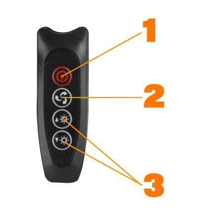 LED димируема сензорна гъвкава настолна лампа с клипса LED/10W/5/230V 3000/4000/6000K черна