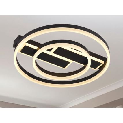 Димируема LED плафониера LED/80W/230V 3000-6500K + дистанционно управление