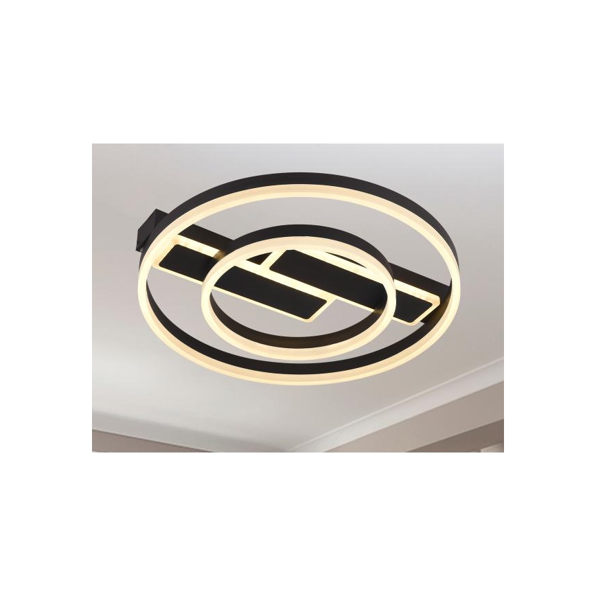 Димируема LED плафониера LED/80W/230V 3000-6500K + дистанционно управление
