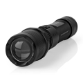 Димируема LED презареждаема алуминиева фенерка LED/10W/5V 2200 mAh IPX4 черна