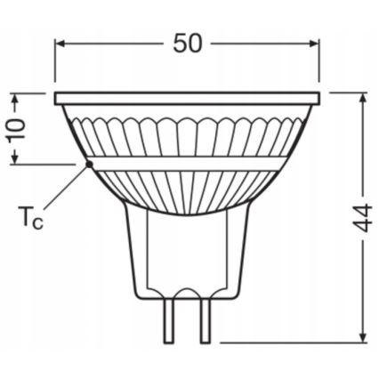 LED димируема рефлекторна крушка MR16 GU5,3/6,8W/12V 4000K 36° CRI 90 - Ledvance