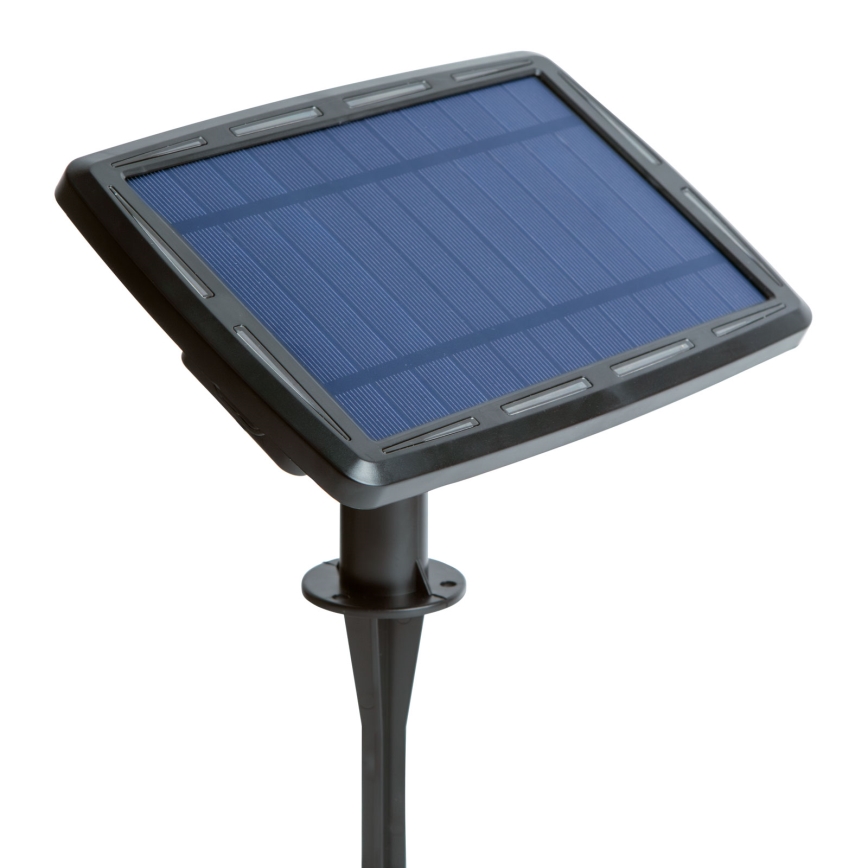 Соларна LED гирлянда с възможност за димиране 25xLED/1,5W/3,7/5V 2700-10000K 2200 mAh 15 m IP65 черна + дистанционно управление