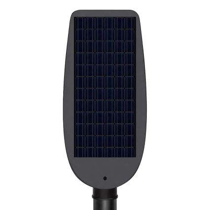 LED димируема соларна улична лампа със сензор VENICE LED/100W/3,2V 6000 mAh IP65 черна + дистанционно управление