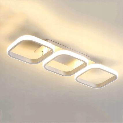 Димируемо LED таванно осветително тяло LED/33W/230V 3000-6500K бяло Wi-Fi Tuya + дистанционно управление