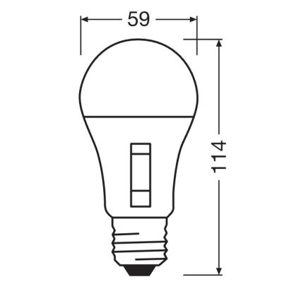 Димируема LED крушка CLASSIC A60 E27/8,8W/230V 2700/3000/4000/6500K - Osram