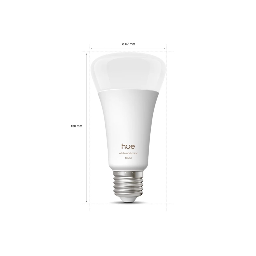 Димируема LED крушка Philips Hue WHITE AND COLOR AMBIANCE E27/11,8W/230V 1000-20000K