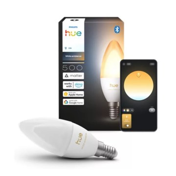 Димируема LED крушка Philips Hue White Ambiance B39 E14/3,7W/230V 1000-20000K