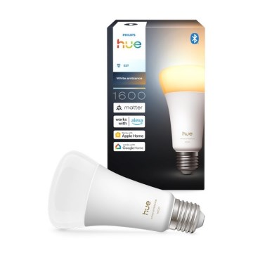 Димируема LED крушка Philips Hue WHITE AMBIANCE E27/11,8W/230V 1000-20000K