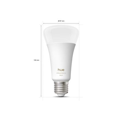 Димируема LED крушка Philips Hue WHITE AMBIANCE E27/11,8W/230V 1000-20000K