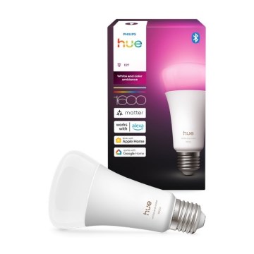 Димируема LED крушка Philips Hue WHITE AND COLOR AMBIANCE E27/11,8W/230V 1000-20000K