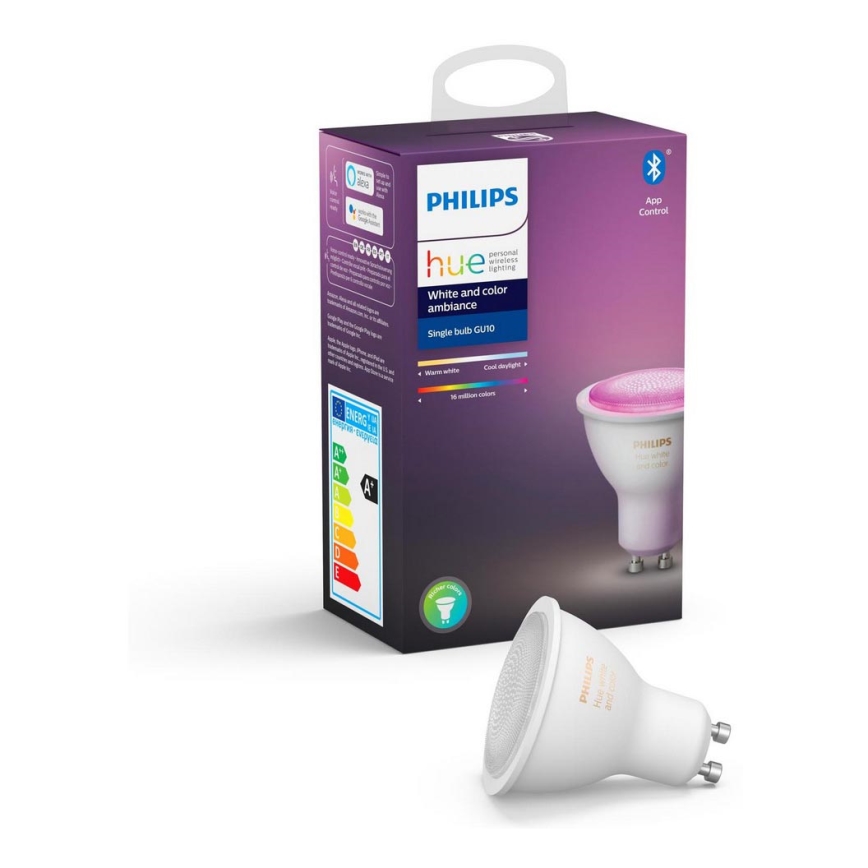 Димируема LED крушка Philips Hue White And Color Ambiance GU10/4,3W/230V 2000-6500K