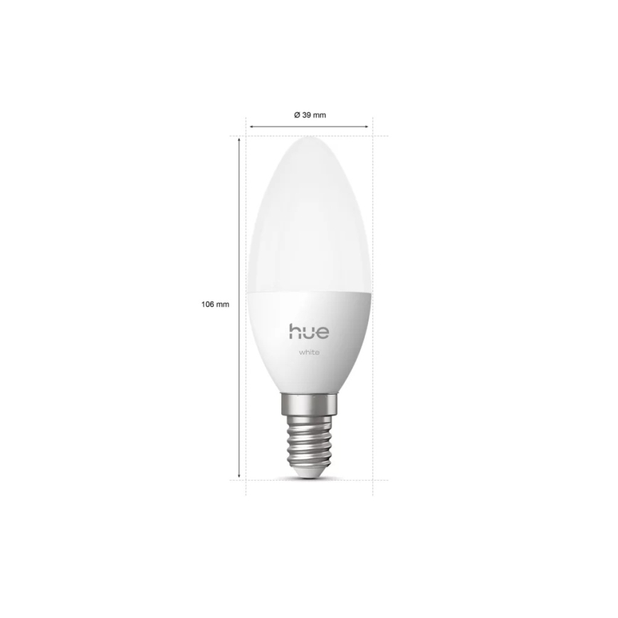Димируема LED крушка Philips Hue White B39 E14/3,9W/230V 2700K