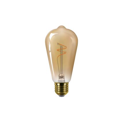 Димируема LED крушка Philips VINTAGE ST64 E27/3,1W/230V 1800K