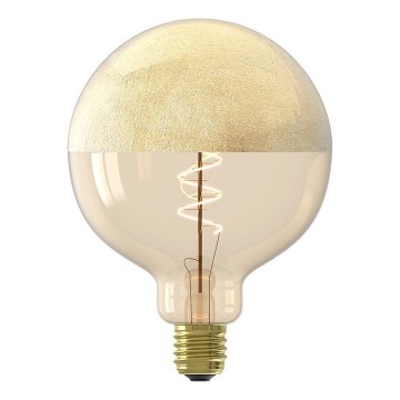 Димируема LED крушка с покрит връх FILAMENT G125 E27/4W/230V 1800K златиста CRI 90